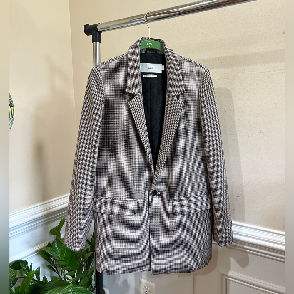 Closed Houndstooth Blazer - Picture 2 of 7